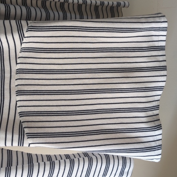 Maeve By Anthropologie Eliza Thermal Striped Babydoll Tunic S - Picture 9 of 15